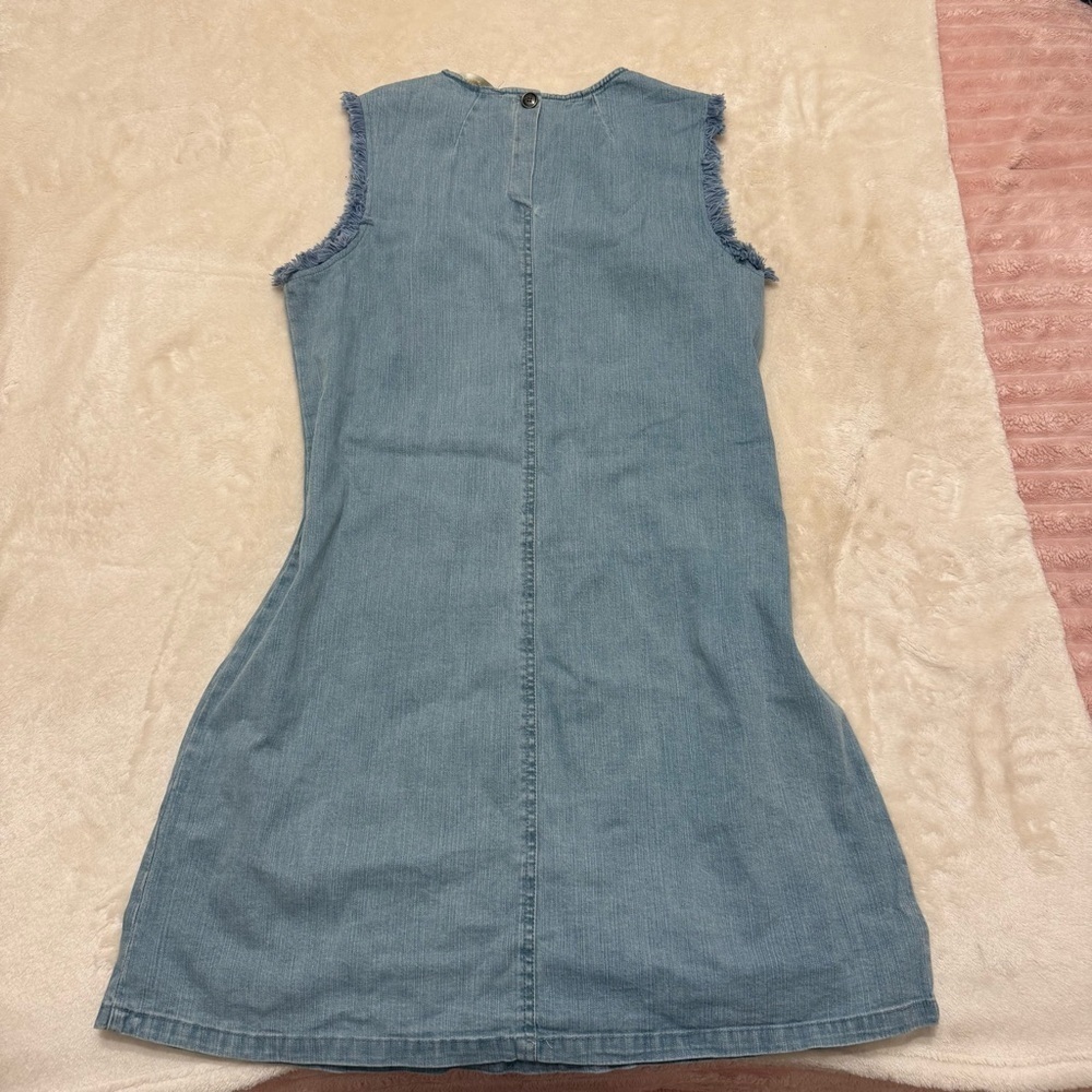 Hope & Harlow Light Blue Denim Dress Size 6 - Picture 3 of 3